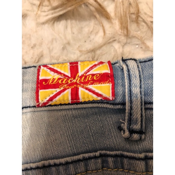 Machine jeans crochet trem distressed shorts - Picture 5 of 6